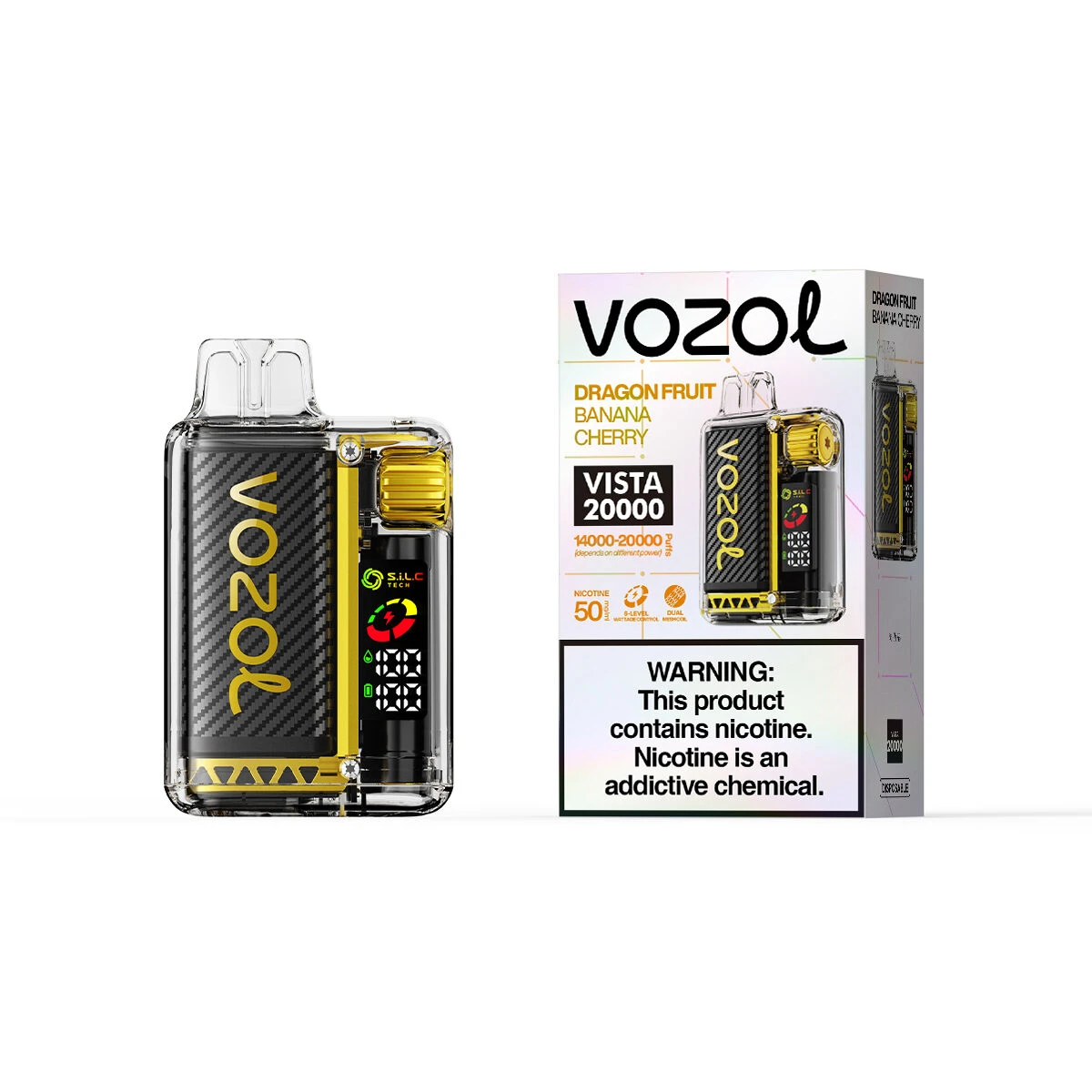 Dragon Fruit Banana Cherry | VOZOL Vista 20000 | 20k Vozol