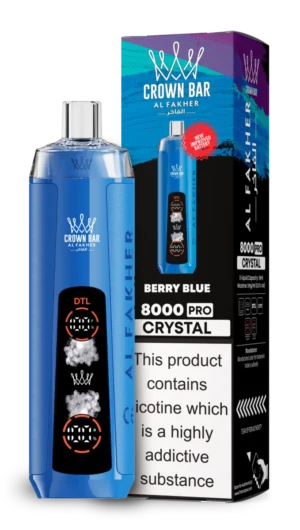 AL Fakher 8000 Crystal - BERRY BLUE