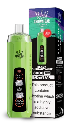 AL Fakher 8000 Crystal - BLACKCURRANT MINT