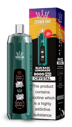 AL Fakher 8000 Crystal - BLUE RAZZ LEMONADE