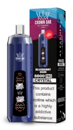 AL Fakher 8000 Crystal - BLUEBERRY GUM