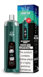 AL Fakher 8000 Crystal – BLUEBERRY MINT