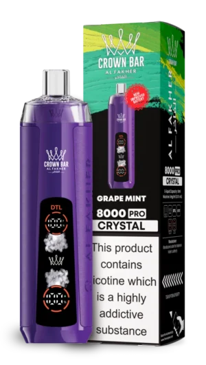 AL Fakher 8000 Crystal - RAISIN MENTHE