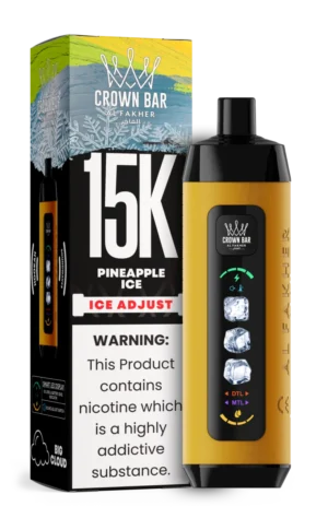 Al Fakher 15000 Ice Adjust - ANANAS GLACÉ