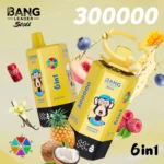 Bang Leader 300000 - Pineapple Coconut&Blue Razz&Mixed Berries&Mango Peach&Blueberry Raspberry&Strawberry Vanilla Coke