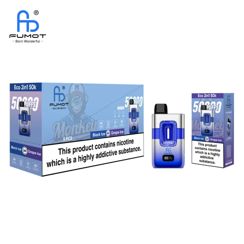 Fumot 50k ECO 2in1 50000 - Ghiaccio nero e ghiaccio d'uva