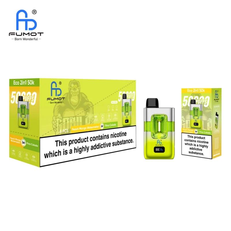 Fumot 50k ECO 2in1 50000 - Pesca, mango, anguria e piña colada