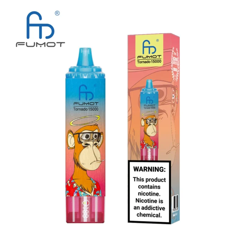 Fumot RandM Tornado 15000 - Blue Razz Cherry (4)