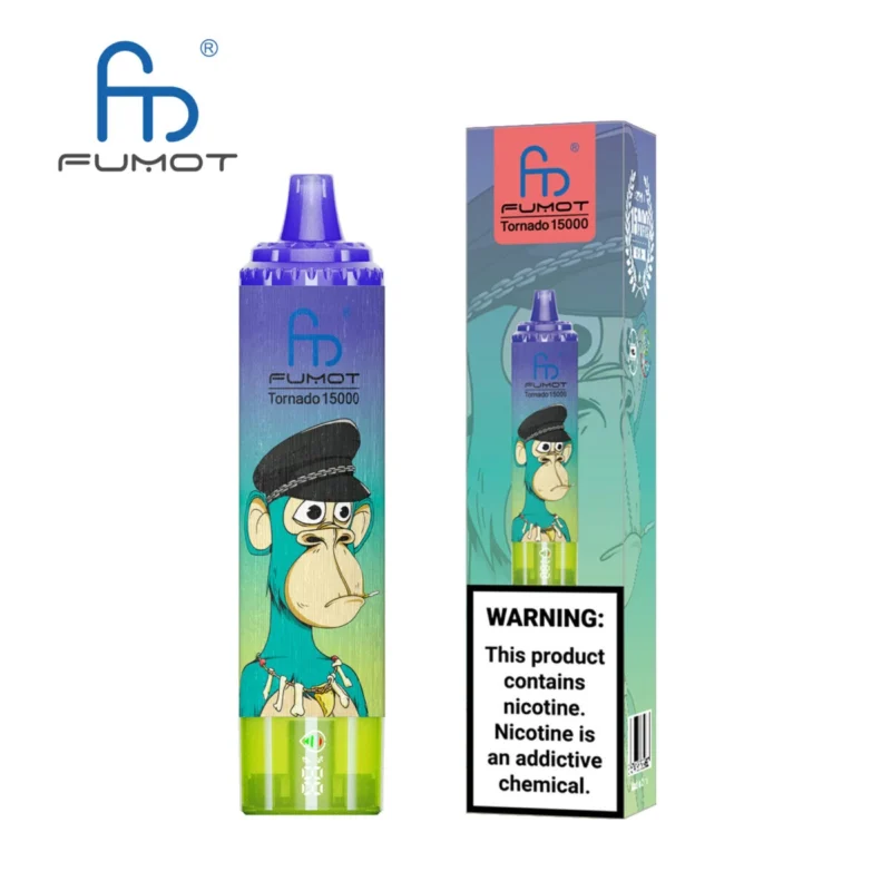 Fumot RandM Tornado 15000 - Blueberry Bubblegum (4)