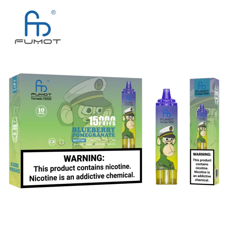 Fumot RandM Tornado 15000 - Blueberry Pomegranate (2)