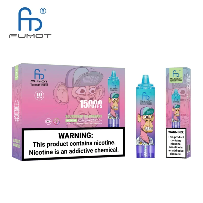 Fumot RandM Tornado 15000 - Bosbes Framboos #2