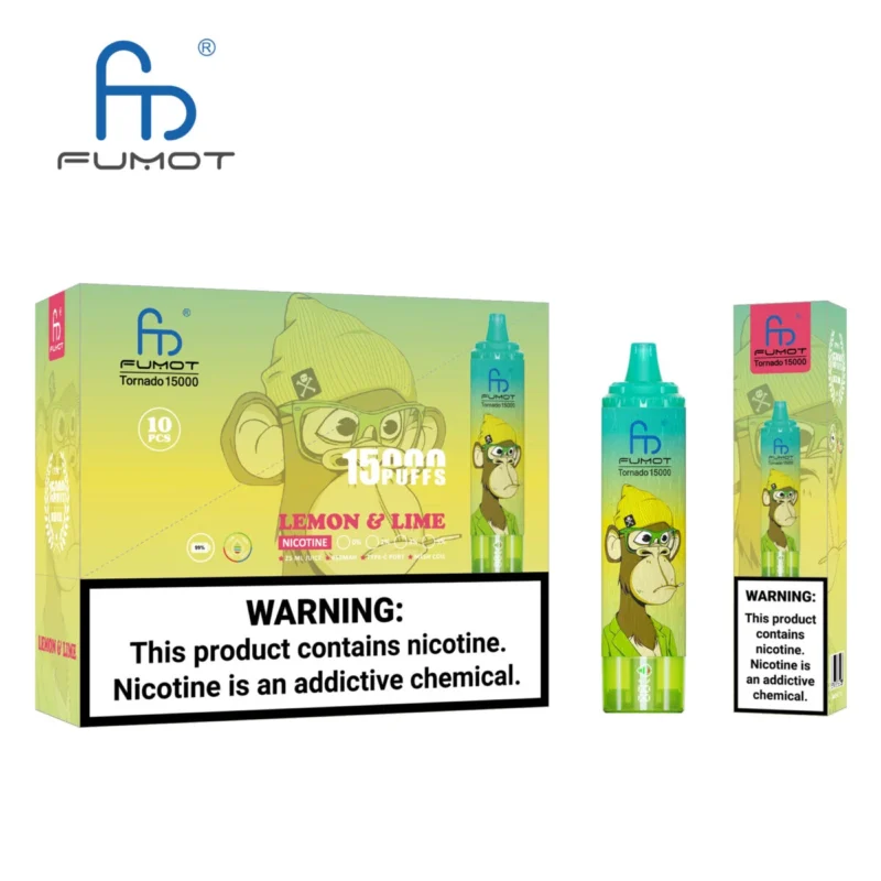フモット R&M トルネード 15000 - レモン＆ライム (2)