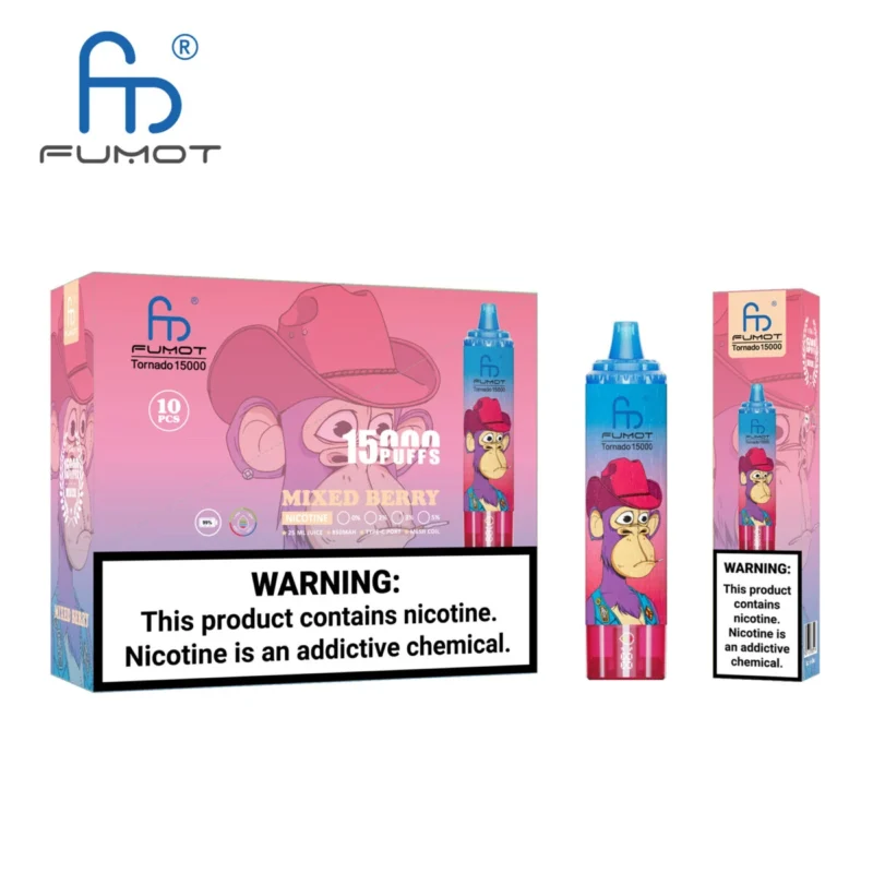 Fumot RandM Tornado 15000 – Gemischte Beeren