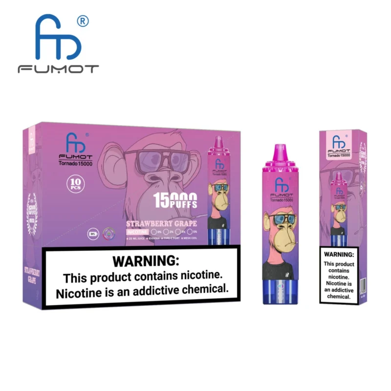 Fumot RandM Tornado 15000 – Erdbeer-Traube #2