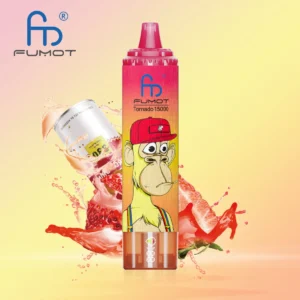 Fumot RandM Tornado 15000 - Aardbei Red Bull (3)