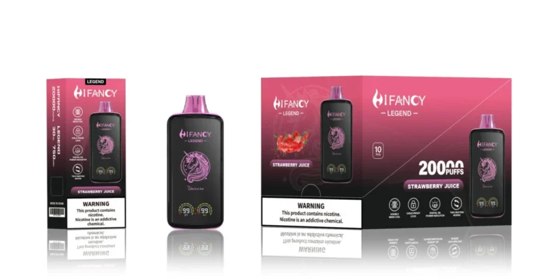HIFANCY LEGEND 20000 - Succo di fragola (3)