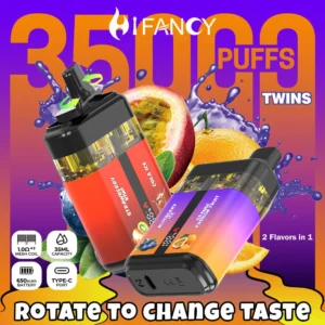 HIFANCY TWINS 35000 - Arándanos y naranja con maracuyá (2)