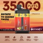 HIFANCY TWINS 35000 - Fragola, kiwi e cola ghiacciata (2)