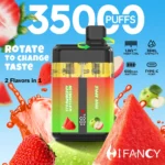 HIFANCY TWINS 35000 - Fresa, sandía y manzana ácida (2)