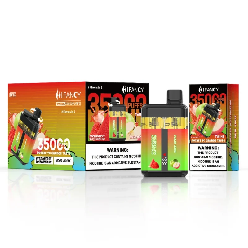 HIFANCY TWINS 35000 - Fresa, sandía y manzana ácida