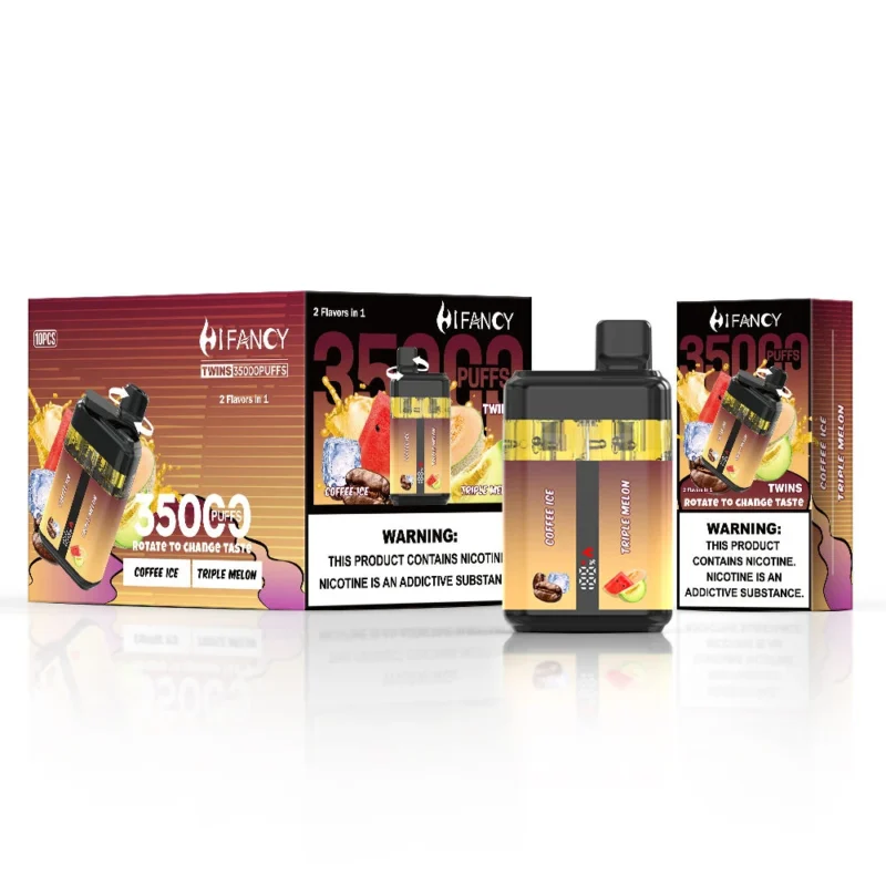 HIFANCY TWINS 35000 - caffè ghiacciato e triplo melone