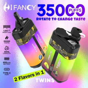 HIFANCY TWINS 35000 - Lima-limón y uva-mora (2)