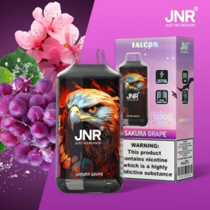 JNR Falcon 16000 Puff Vape - Sakura Druif