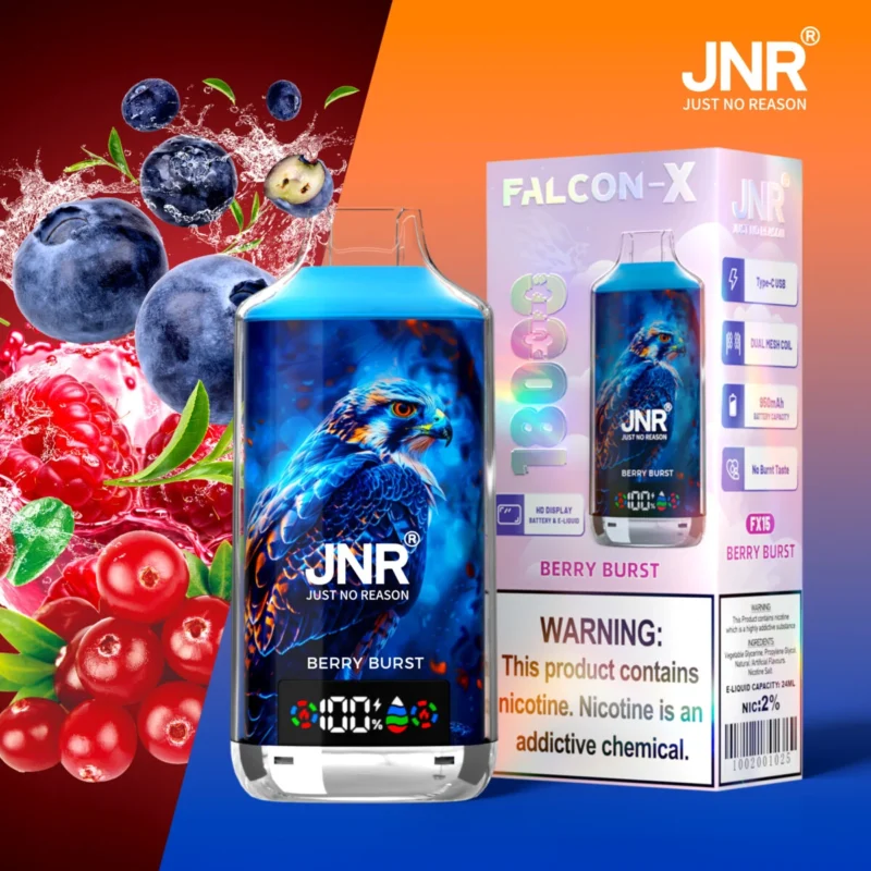 JNR Falcon X 18000 Berry Burst JNR Falcon X 18000 Berry Burst