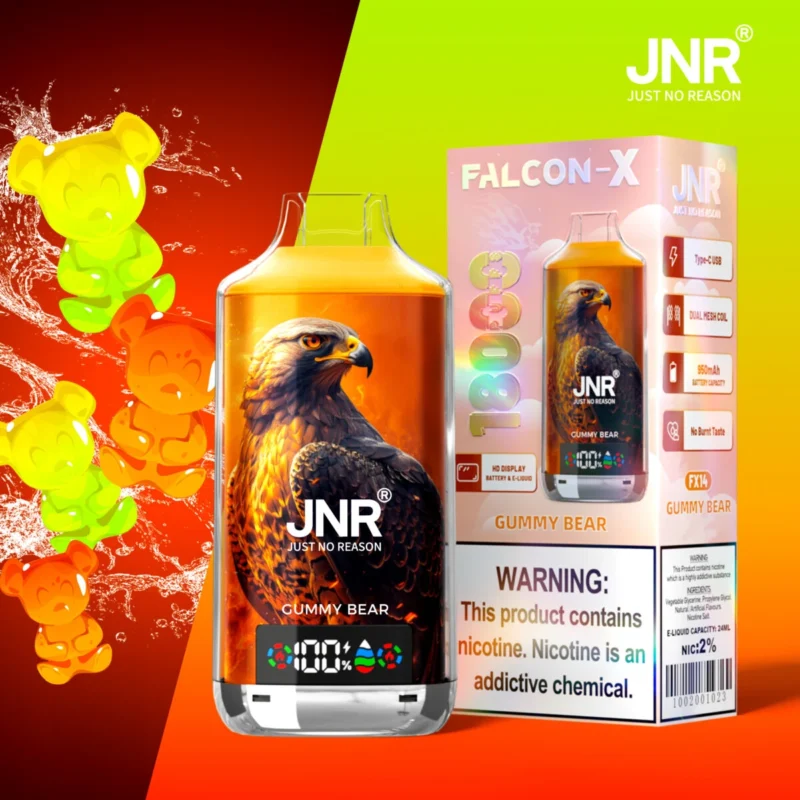 JNR Falcon X 18000 - Gummy Bear JNR Falcon X 18000 – Gummibärchen