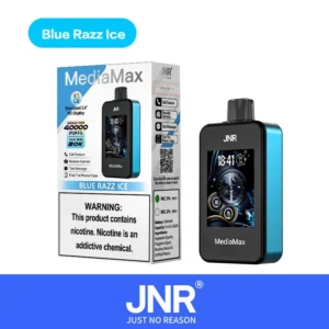 JNR Mediamax 40000 Puff Vape - Blue Razz Ice 3