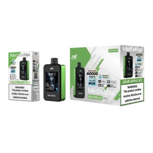 JNR Mediamax 40000 Puff Vape - Sour Apple Ice