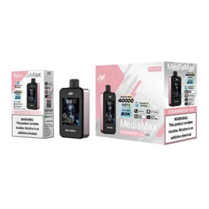 JNR Mediamax 40000 Puff Vape - Strawberry Ice