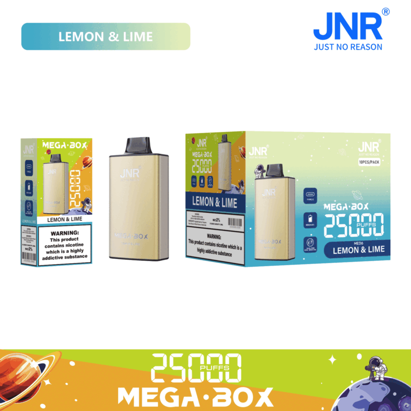 JNR Mega box 25000 - CITRON ET CITRON VERT