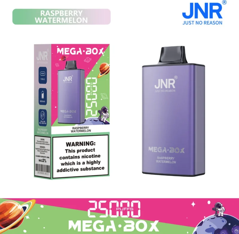 JNR Mega box 25000 - FRAMBOISE PASTÈQUE