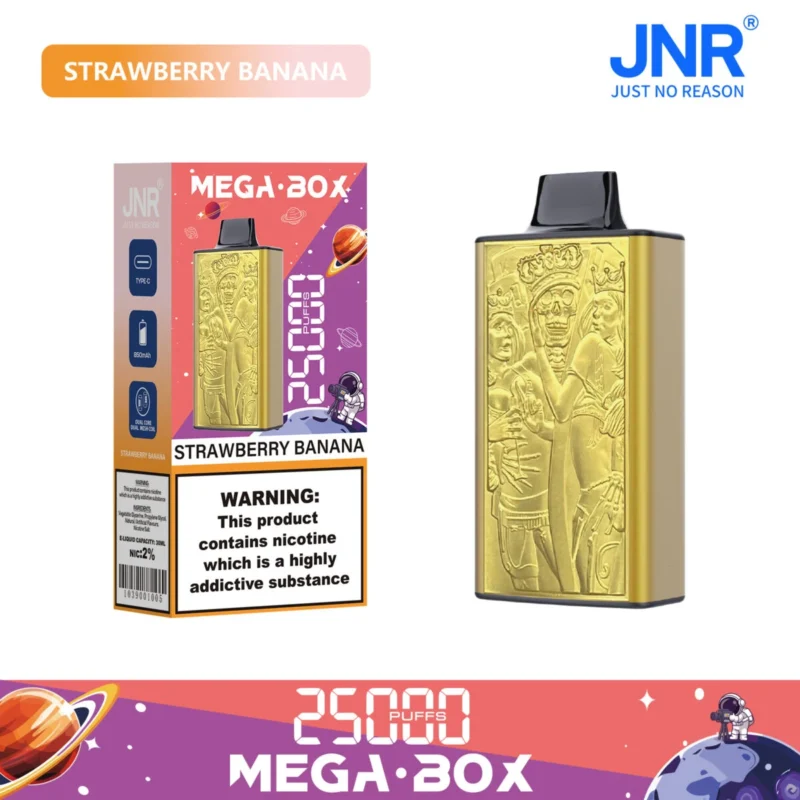 JNR Mega box 25000 - STRAWBERRY BANANA