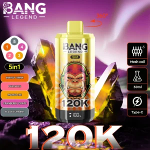 Puff 120k Bang Legend 120k - boisson énergisante-pêche-glace-mangue-glace-canneberge-raisin-cassis.jpg