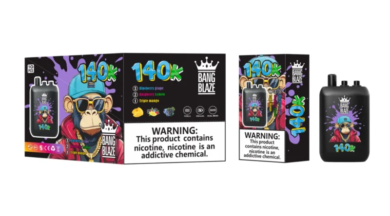 Puff 140k Bang Blaze 140000 - Drievoudige mango & framboos citroen & bosbes druif