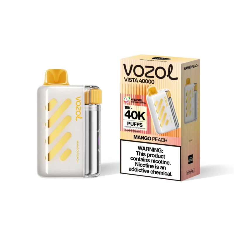 VOZOL Vista 40000 – MANGO-PFIRSICH