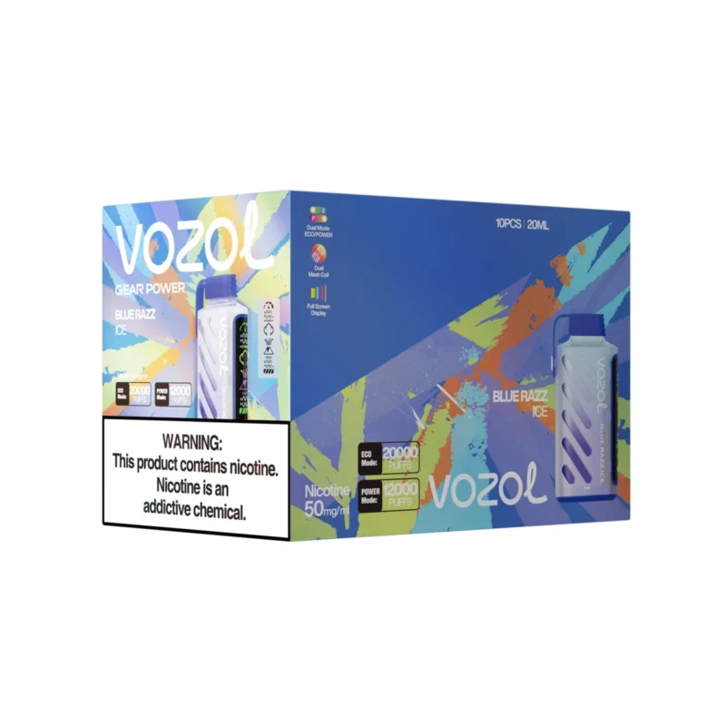 Vozol Gear Power 20000 - Blue Razz Ice