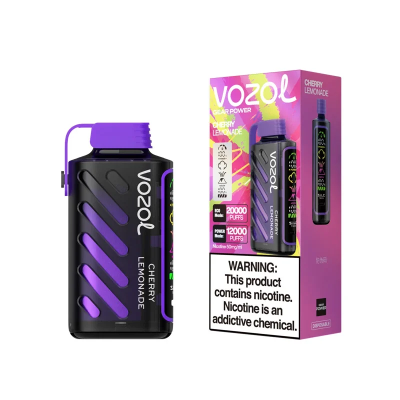 Vozol Gear Power 20000 - Limonade à la cerise