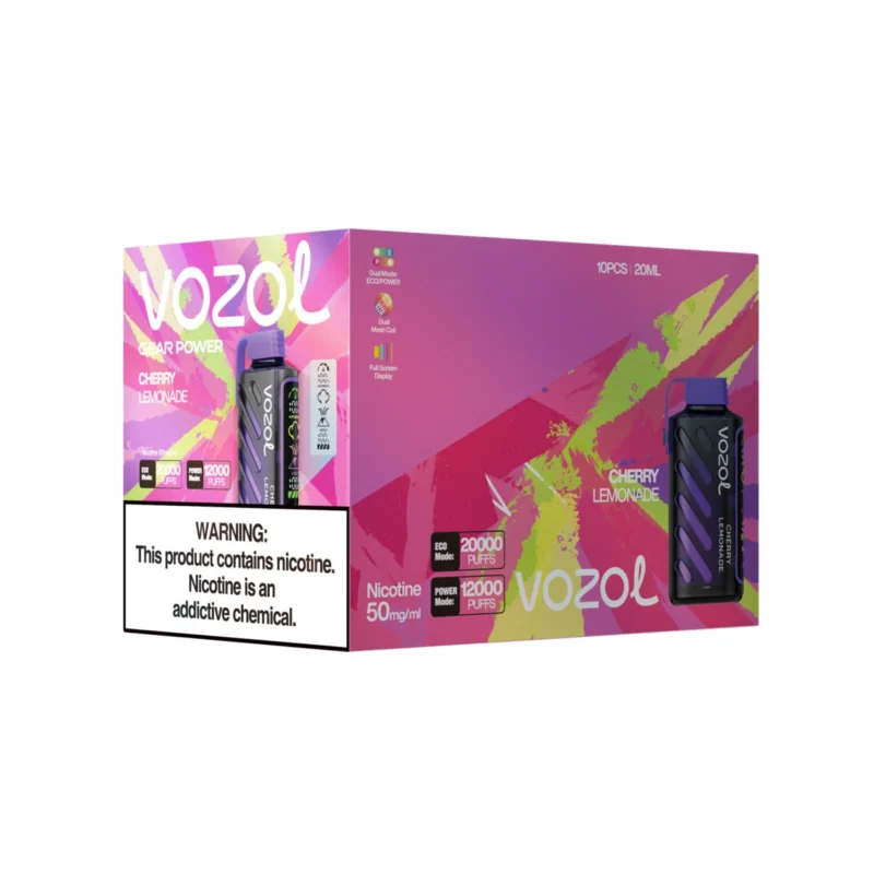 Vozol Gear Power 20000 - Limonade à la cerise