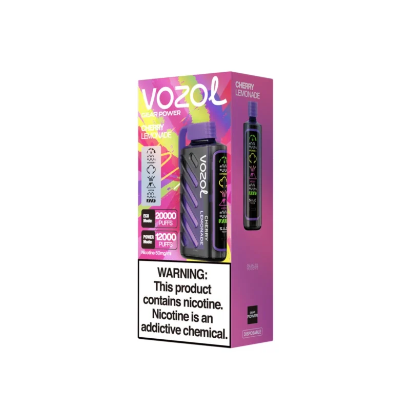 Vozol Gear Power 20000 - Limonade à la cerise