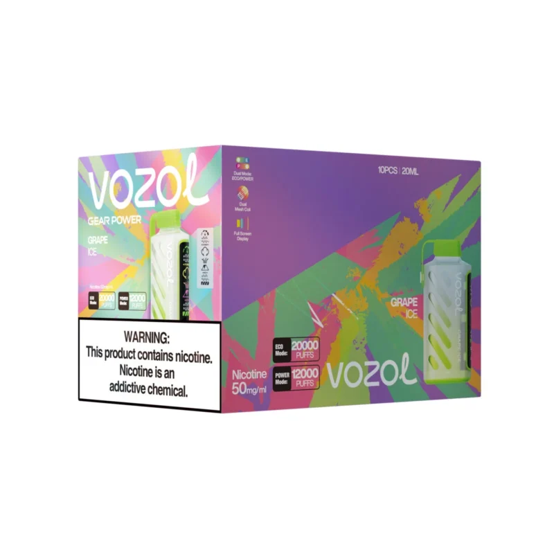 Vozol Gear Power 20000 - Raisin glacé