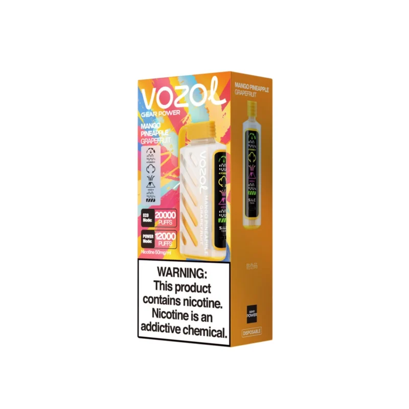 Vozol Gear Power 20000 - Mangue, ananas et pamplemousse