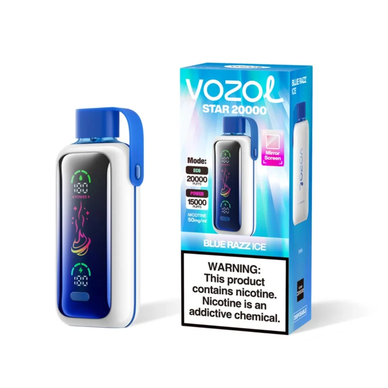 Vozol Star 20000 - Blue Razz Ice