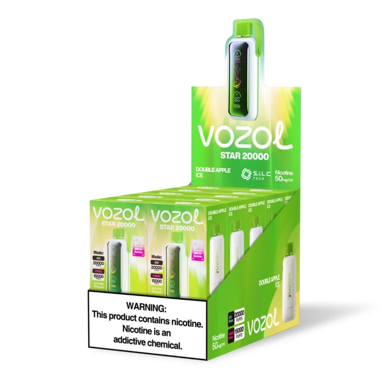 Vozol Star 20000 - Double Apple Ice
