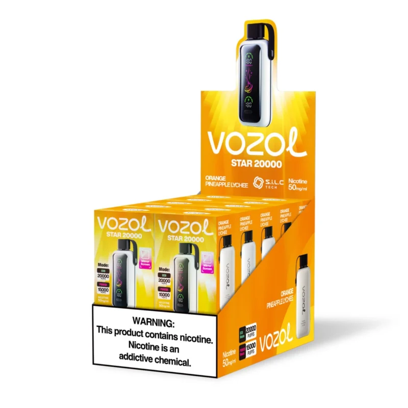 Vozol Star 20000 - Orange Pineapple Lychee