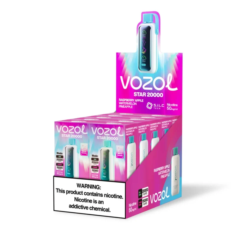 Vozol Star 20000 - Raspberry Apple Watermelon Pineapple