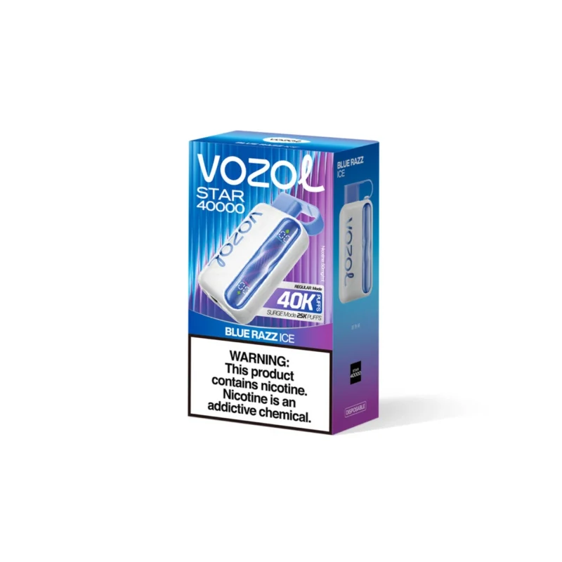 Vozol Star 40000 - Blue Razz Ice