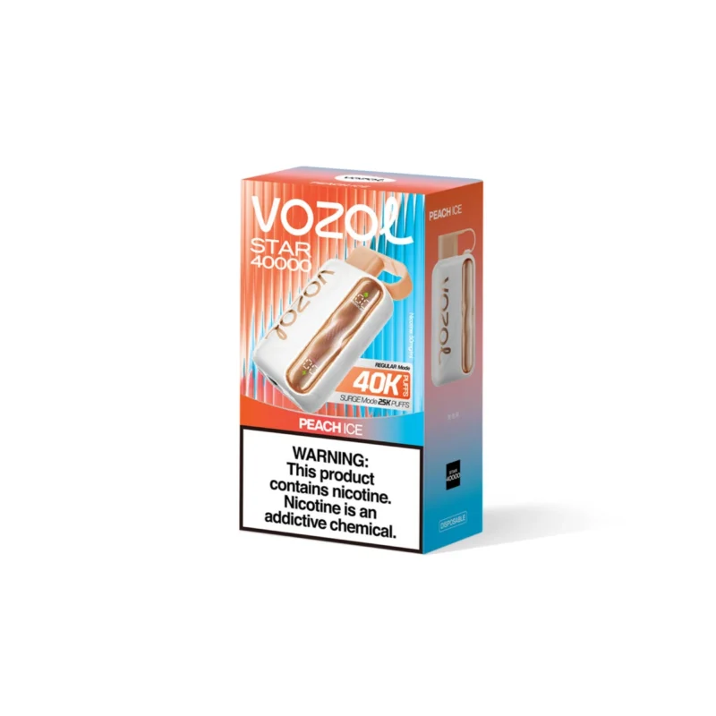 Vozol Star 40000 - Peach Ice